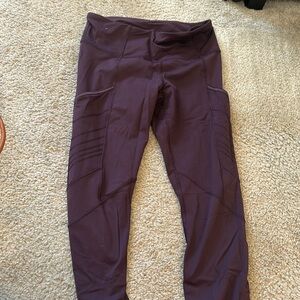 Maroon Lululemon pants